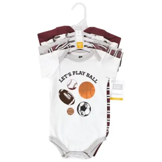 Hudson Baby Unisex Baby Cotton Bodysuits, Ball image {1}