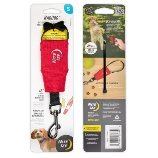 Nite Ize RadDog Retractable Pocket Leash - Red - Small image {8}