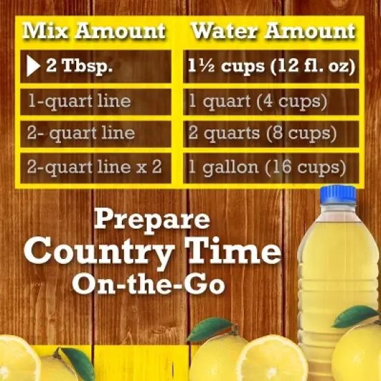 Country Time Lemonade Drink Mix - 19oz Canister image {2}