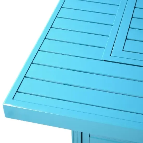 Oakland Living 55000 BTUs Propane Rectangle Outdoor Fire Table with Two Covers image {6}