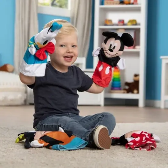 Melissa & Doug Mickey Mouse & Friends Soft & Cuddly Hand Puppets image {1}