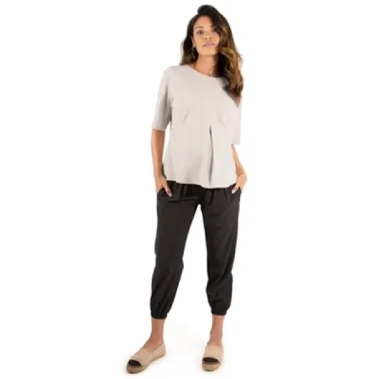 Ingrid & Isabel Maternity EveryWear Zipper Back Top image {2}