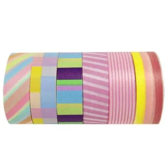 Wrapables Washi Masking Tape Collection, Premium Value Pack image {27}