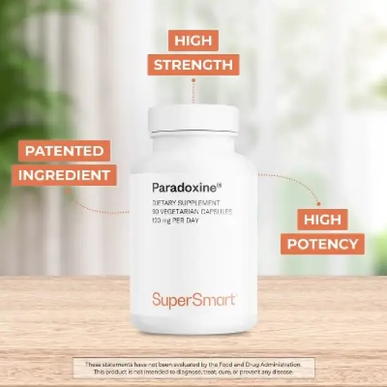 SuperSmart Paradoxine 120mg per Day - Patented Grains of Paradise Supplement - Aframomum Melegueta | Non-GMO & Gluten Free - 90 Vegetarian Capsules image {2}