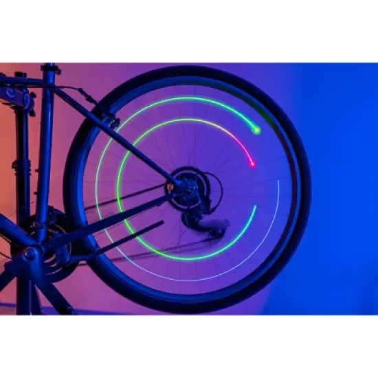 Brightz Orbit Color Morph LED Bicycle Spoke Clip image {1}