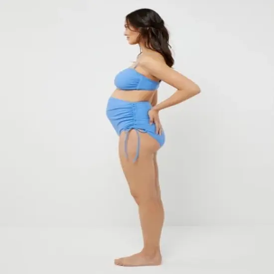 High Waisted 2-Piece Maternity Bikini | A Pea in the Pod image {5}