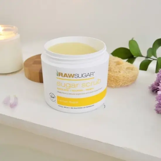 Raw Sugar Sugar Scrub Lemon Sugar - 15oz image {4}
