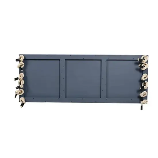 COWLOWN Acacia Wood Hanging Swing Chair, Porch Swing with Cushion & Pillows, 400lb Capacity image {2}