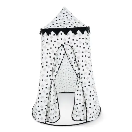 Wonder&Wise 1011205415 Indoor Childrens Kids Toddler Foldable Canvas Pop Up Play Tent House Toy for Ages 3 and Up, Up in the Stars image {1}