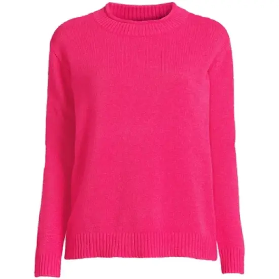 Lands' End Women's Cashmere Easy Fit Crew Neck Sweater image {7}