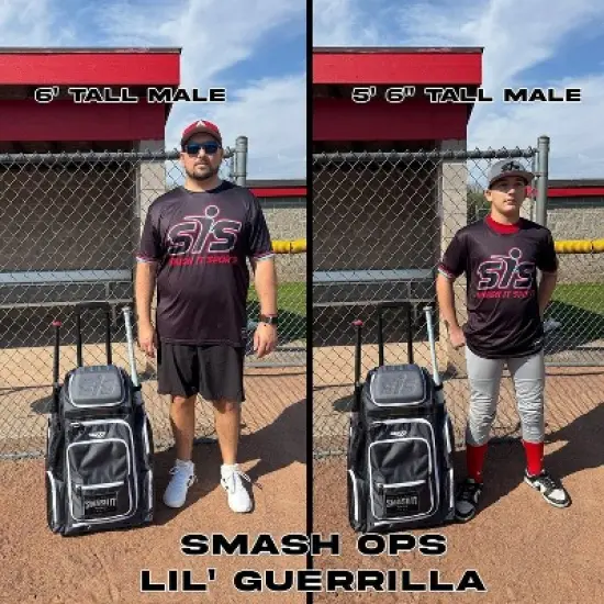 2025 Smash Ops Lil&rsquo; Guerrilla Hybrid Roller/Bat Pack Bag - Vice image {6}