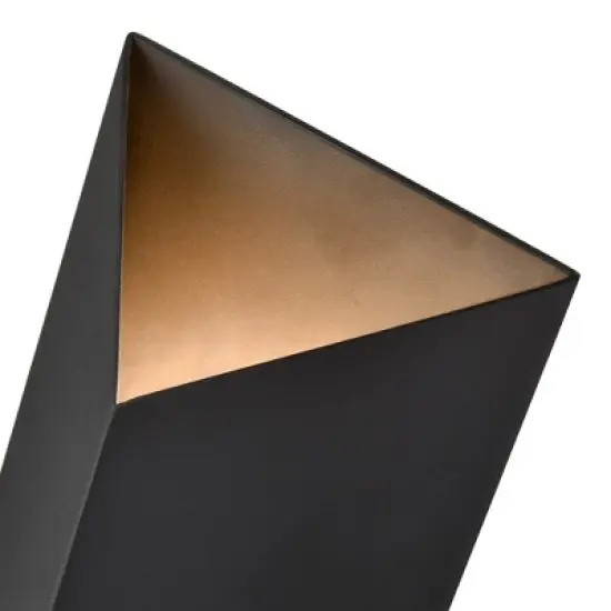 C Cattleya Matte Black Modern Integrated LED Outdoor Wall Light image {3}
