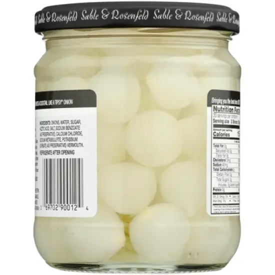 Sable & Rosenfeld Vermouth Tipsy Onions - Case of 6/10.9 oz image {2}