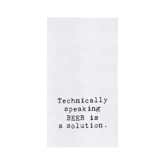C&F Home "Technically Speaking" Cotton Flour Sack Printed Funny Cute Humor Kitchen Dishtowel image {2}