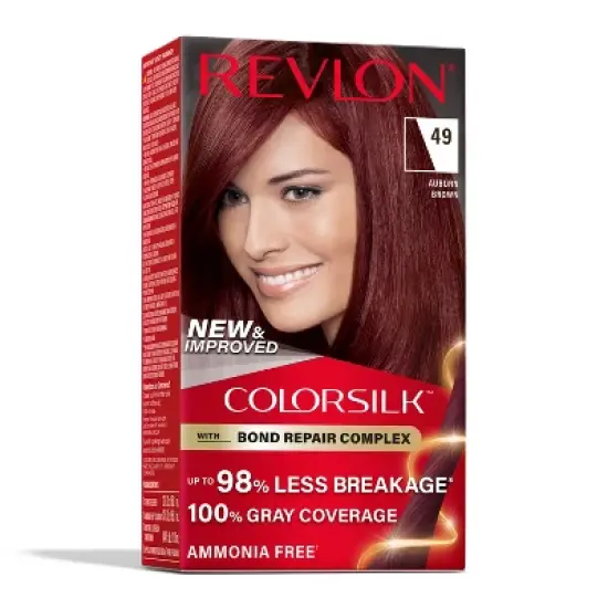 Revlon ColorSilk Permanent Hair Color with Bond Repair Complex - Reds/Auburns image {12}