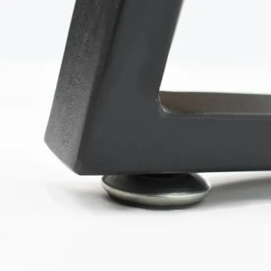 Mona+Bingo 7-Piece Black Rectangular Clear Tempered Transparent Glass Table with 6 Upholstered Side Chairs-Maison Boucle image {4}