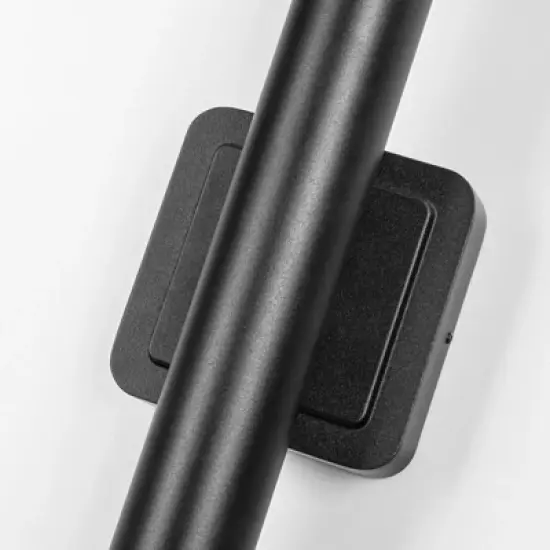 Rennnsan Nuvane 11"-23"H Hardwired Cylinder Aluminum Industrial LED Dimmable Outdoor Wall Sconce in Black image {7}