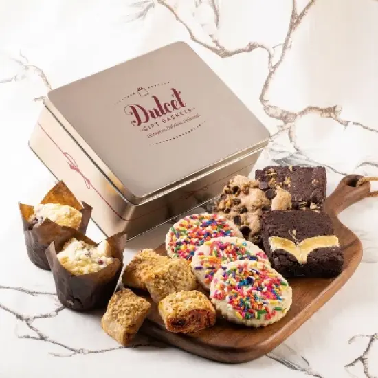 Dulcet Gift Baskets Rugelah, Brownies and Cookies Gift Baskets Gourmet Get Well Soon Food Gift Baskets for Women, Friends, Daughter, Sister, and Mom image {6}