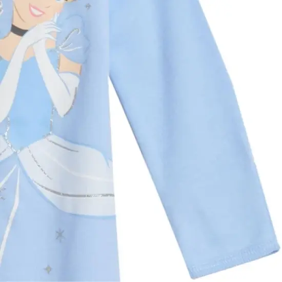 Disney Princess Baby Girls 3 Pack Long Sleeve Swaddle Sleeper Gowns Newborn  image {6}