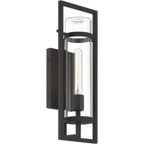 Possini Euro Design Possini Euro Castello 18"H Sand Black Marine Grade Outdoor Wall Light image {7}