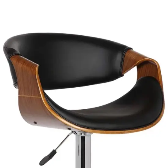 Butterfly Adjustable Swivel Barstool - Armen Living image {3}