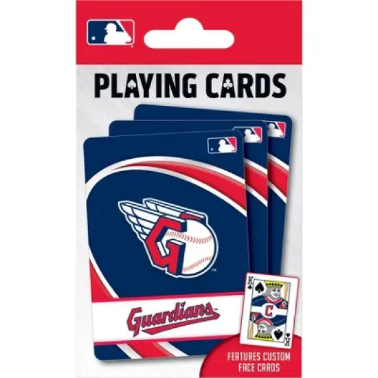 MasterPieces Officially Licensed MLB Cleveland Guardians Playing Cards - 54 Card Deck for Adults image {4}