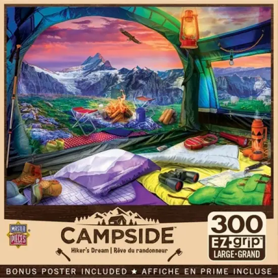 MasterPieces 300 Piece EZ Grip Jigsaw Puzzle - Hiker's Dream - 18"x24" image {1}