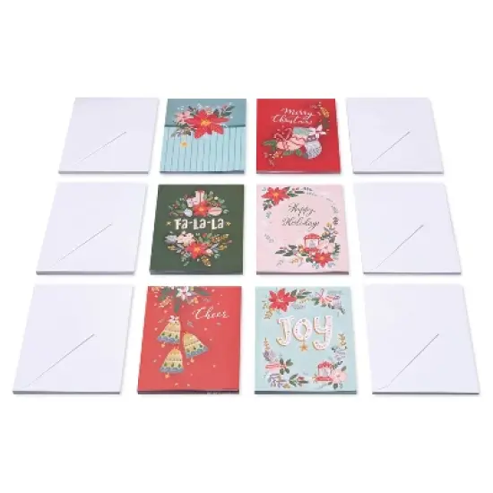 American Greetings 48ct Assorted Boxed Holiday Greeting Card Pack image {5}