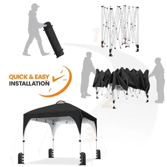 Yaheetech 10 &times; 10 ft Portable Pop-Up Canopy Tent image {4}