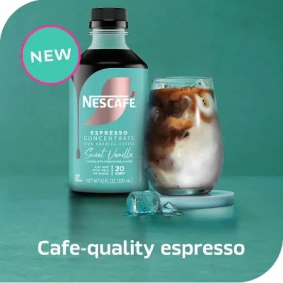 Nescafe Sweet Vanilla Espresso Concentrate - 10 fl oz image {1}