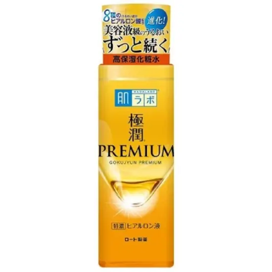 Hada Labo Rohto Gokujyun Premium (Lotion Clear) Hyaluronic Solution (170 mL) Made in JAPAN Hadalabo Model #4987241167012 image {5}