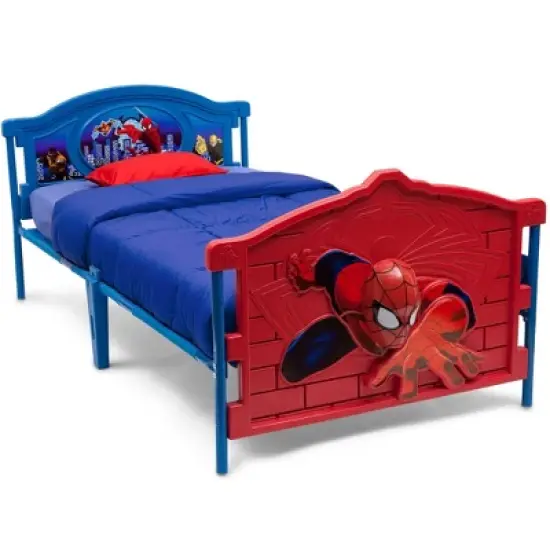 Twin Marvel Spider-Man Plastic 3D Bed - Delta Children image {2}