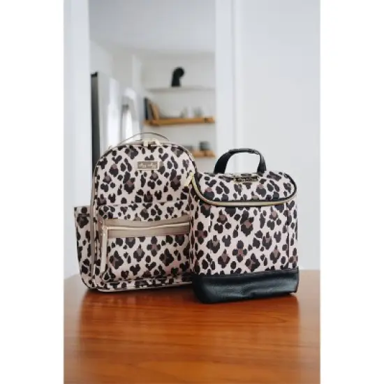 Itzy Ritzy Chill Like a Boss Stroller Bottle Bag - Leopard image {5}