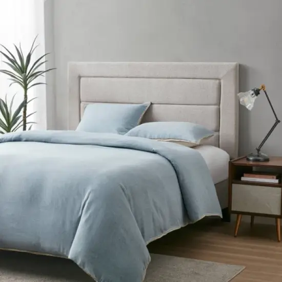 Rebecca Quilted Upholstered Headboard Gray - Ink+Ivy image {7}