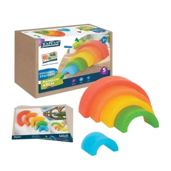 Kaplan Early Learning Discovery Stackers - Rainbow Arch - 5 Pieces image {7}