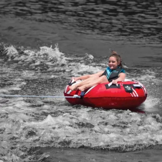OBrien 66" Le Tube Heavy Duty One Rider Towable Lake Tube w/ Tow Line Connector image {1}