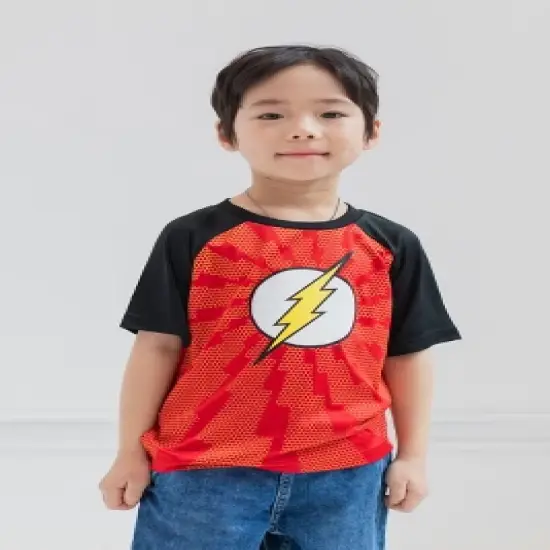 DC Comics Justice League Batman Superman Flash Athletic 3 Pack T-Shirt image {1}