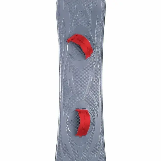 Emsco ESP 107 cm Suprahero Snowboard Starter Board with Adjustable Wrap Bindings Silver 40.5'' - Silver image {1}