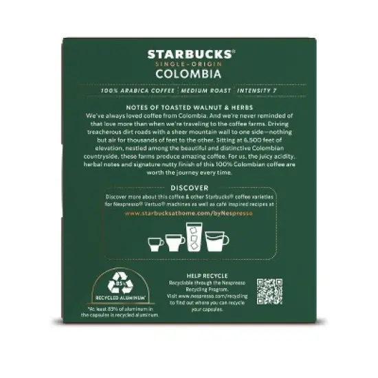 Starbucks by Nespresso Vertuo Line Single-Origin Colombia image {8}