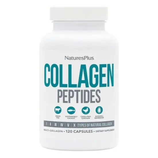 Collagen Peptides by Nature's Plus  -  120 Capsule image {3}