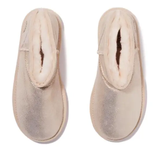 Fireside by Dearfoams Women's Riverland Genuine Shearling Micro Bootie image {3}