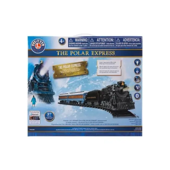 Lionel The Polar Express RTP Train Set with Bluetooth: Toy Vehicle Playset, Battery Operated, 37 Pieces, Plastic image {23}
