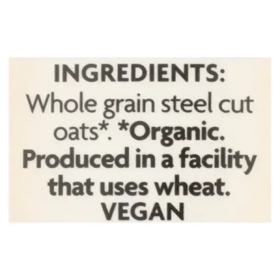Nature's Path Organic Steel Cut Whole Grain Oats - Case of 6/30 oz image {6}
