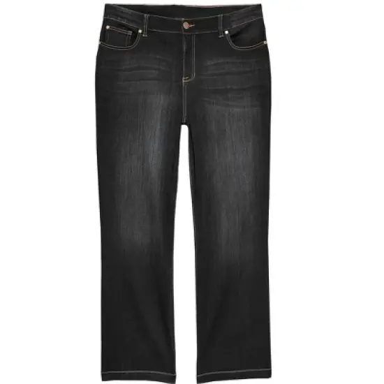 Molly & Isadora Women's High Rise Slim Fit Bootcut Jeans image {3}