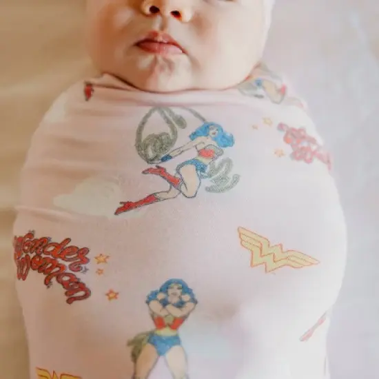Copper Pearl Knit Swaddle Blanket - Wonder Woman image {3}