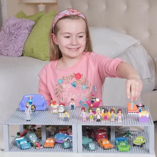 Strictly Briks Toy Building Block Classic Baseplates Brik Tower (34-pieces) image {3}