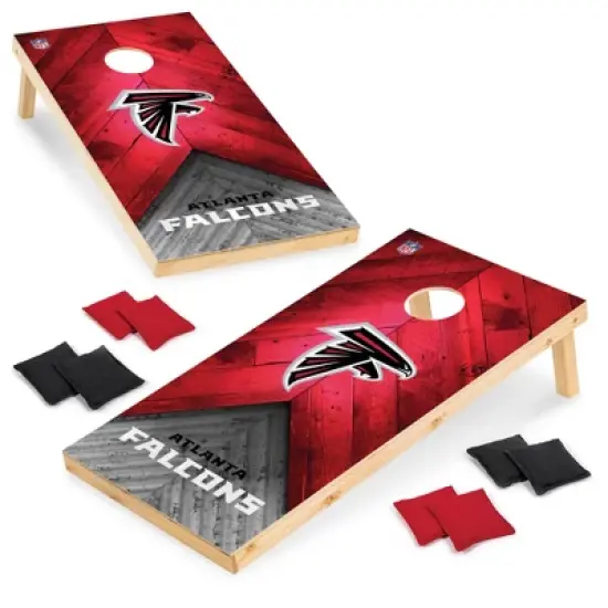 NFL Atlanta Falcons 2'x4' Wood Cornhole Set image {8}