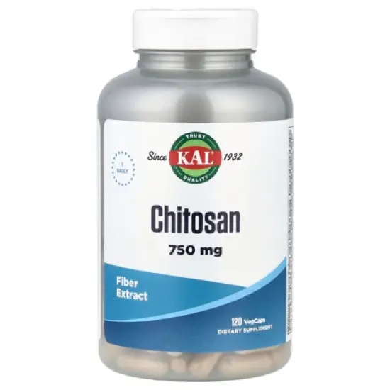 KAL Chitosan, 750 mg, 120 Veg Caps image {4}