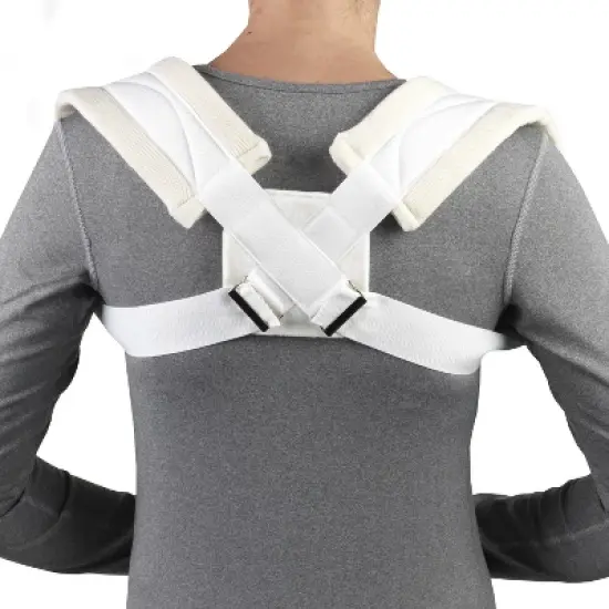 OTC Clavicle Strap, Figure-8 Style, Shoulder Support, White image {3}