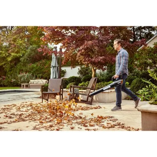 Worx WG929 20V Power Share 12" Cordless String Trimmer & Turbine Leaf Blower Combo (Batteries & Charger Included) image {6}